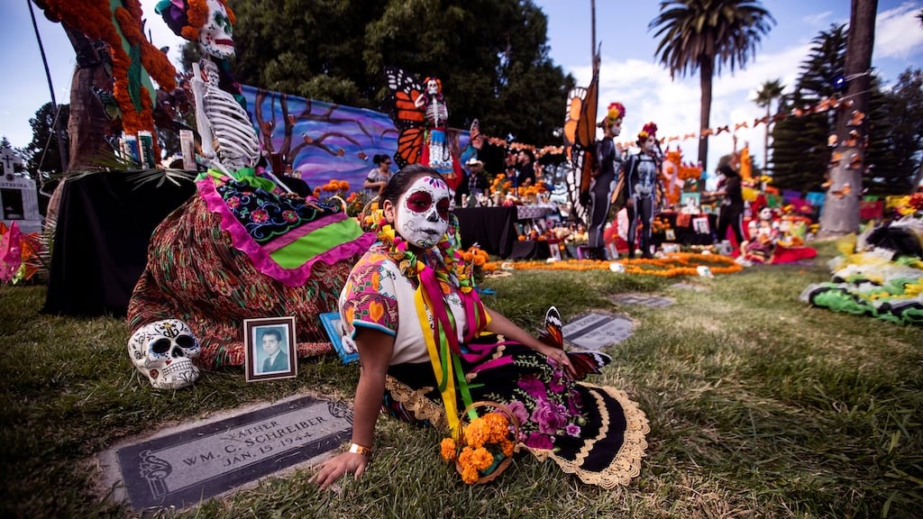 Day of Dead Parade in LA, US