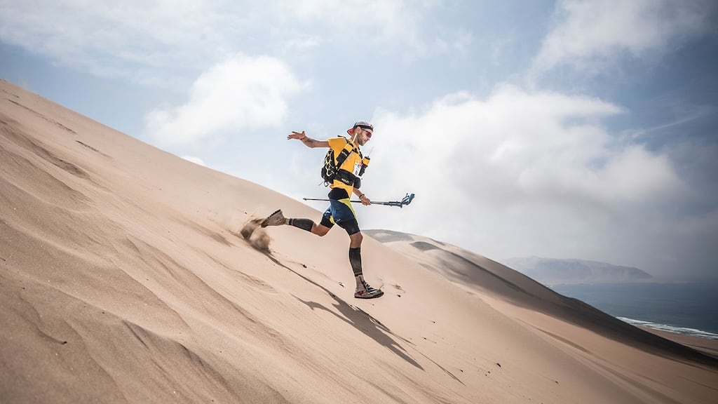 Marathon des Sables in Sahara Desert
