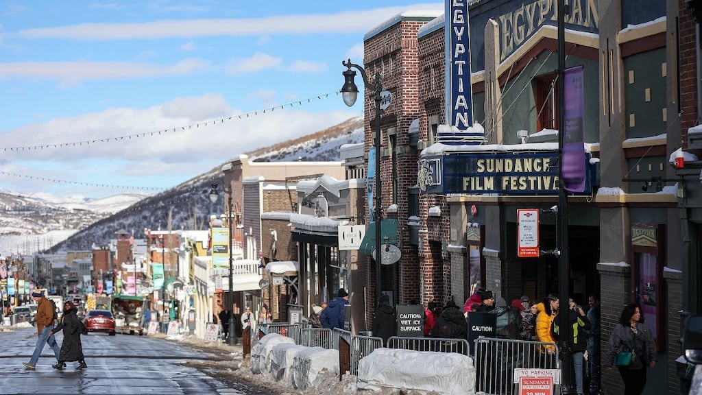 Audience enjoying an independent film screening at Sundance